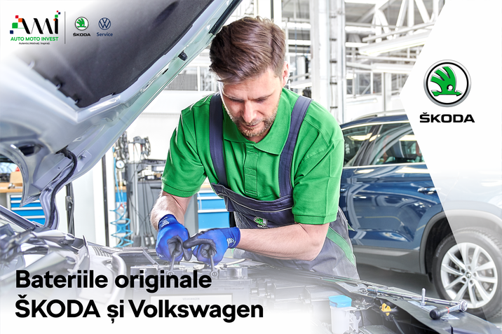 bateriile originale skoda si volkswagen