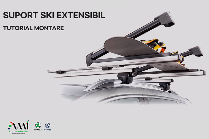 montarea suportului de ski