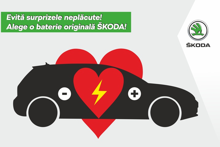 Bateriile originale SKODA