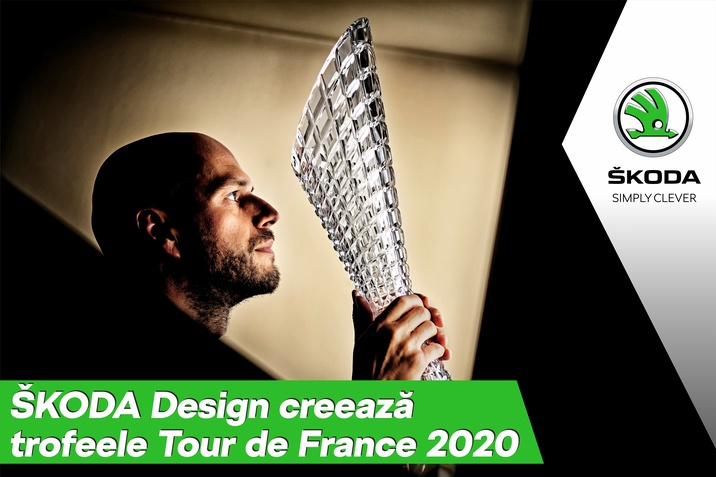 SKODA Design creeaza si in acest an trofeele Tour de France